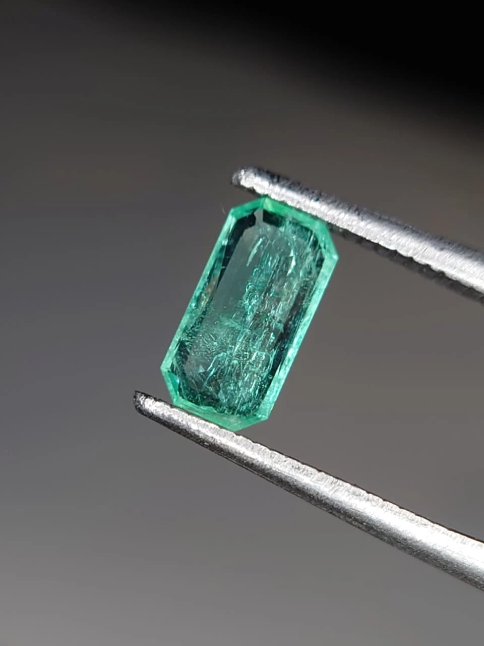 0.6ct Natural Emerald Faceted Panjshir Emerald from Afghanistan — view 2
